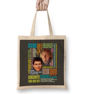 Dumb and Dumber Quotes 02 Bez Çanta Uzun Saplı