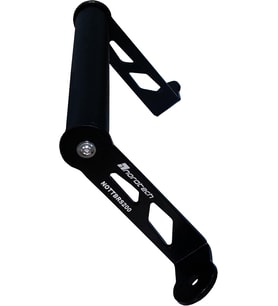 Noratech Moto Telefon Tutucu Standı ve GPS Navigasyon Braketi, BAJAJ RS 200 için Uyumlu, Siyah Metal, Vida Montajı, Evrensel Telefon Uyumluluğu