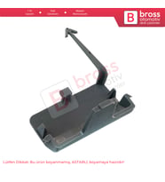 VW Caddy 2003-2010 için Ön Tampon Çeki Demir Kapağı 2K0807241 ASTARLI
