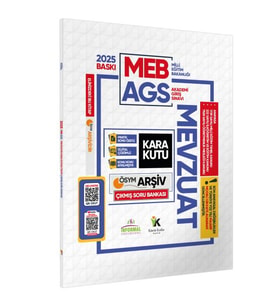 2025 MEB-AGS MEVZUAT Kara Kutu ÖSYM Çıkmış Soru Havuzu Bankası Konu Özetli Dijital Çözümlü