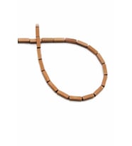 Hematit Taşı 2x8mm- Parlak Kahverengi Doğal Taş Dizi