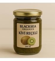 BlackSeaOrganics Doğal Kivi Reçeli 200 ml  Katkısız – Geleneksel Yöntemlerle Hazırlanmış  BlackSea Organics