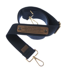 Lacivert Renk, Hediyelik Seçenek Kişiye Özel Crossbody Çanta Kayışı,160 Cm Uzunluğunda