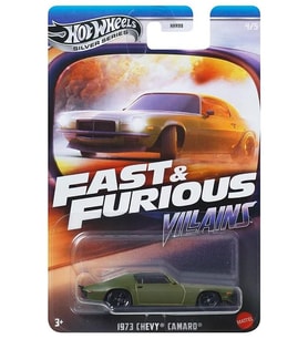 Hot Wheels Silver Series Fast ve Furious Villains 1973 Chevy Camaro JBY37