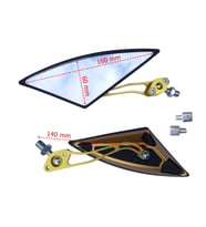 Ayna Üçgen Modifiye Gold 8-10 Mm