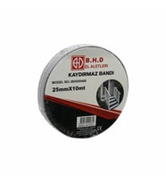 Kaydırmaz Siyah Bant 25 mm X 10 mt