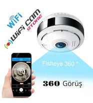 360 Görüşlü Smart Wifi Kamera İç Mekan Ve Asansör Kamerası