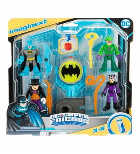 HFD47 Bat-Tech Bat-Signal Figür Seti, Super Friends