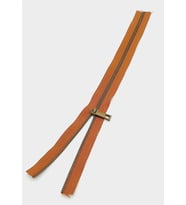 Angel Çanta Aksesuar Başlıklı Fermuar 40 Cm Antik Metal Taba