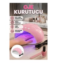 45W UV LED Oje Kurutucu – 15 LED, 60/90/120 Sn Zaman Ayarlı USB Kablolu