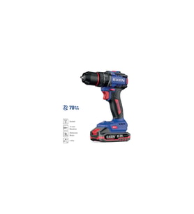 Exen EN 272 DS 21 V. 2 AH. 70 NM. KÖMÜRSÜZ DARBELİ ŞARJLI MATKAP