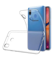 Samsung Galaxy A20s Uyumlu Lux Seri Premium Şeffaf Silikon Kılıf