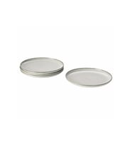Gladelıg 4 Parça Gri Renk Servis-Sunum Tabak Seti Stoneware