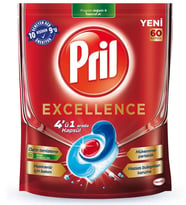 Pril Bulaşık Makinesi Deterjanı Kapsül Tablet Excellence 4 ü 1 Arada 60 Adet
