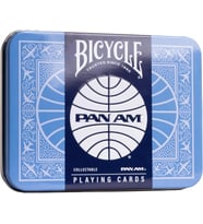 Bicycle Klasik Pan Am Tasarımı İskambil Oyun Kartları 2’li Paket - Teneke Seyahat Kutusunda