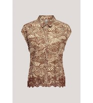 ONLLOU LIFE EMB S/S SHIRT PTM (Kiremit)