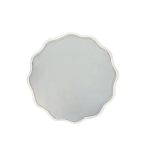 Epoksi Silikon Kalıp YERLİ Dalgalı Nişan ve Söz Tepsi Kalıbı 24 CM