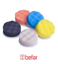 BEFAR CIRTLI WAFFLE POLİSAJ SÜNGERİ TURUCU 80MM 448021 80*25MM (Turuncu)