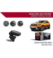 Dacia Duster Araca Özel Kol Dayama Kolçak 2018+ Sonrası Niken (Siyah)