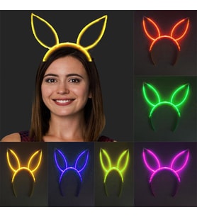 Karanlıkta Yanan Fosforlu Glow Stick Taç 6 Renk 6 Adet