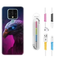 Tecno Camon 16 18P Pova 3 Pova Neo Kılıf Kablo Koruma Spiral Silikon Kartal 1622