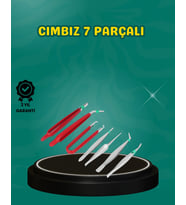 Antistatik 7’li Hassas Cımbız Takımı Manyetik Olmayan Uçlu