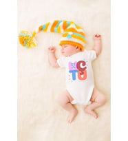 Bebek Uçtu Uçtu 40 Uçtu Baskılı Body Zıbın