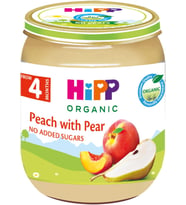 Organik Armutlu Şeftali Püresi 125 gr
