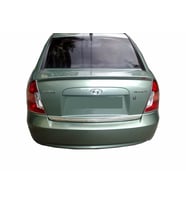Hyundai Accent Era Formlu Krom Bagaj Alt Çıta Paslanmaz Çelik