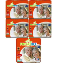 FreshLife Yetişkin Hasta Bezi Bel Bantlı L - Large - Büyük 150 Adet (5PK*30)