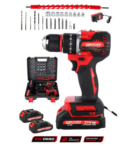 21 V 5 PİLLİ ÇİFT AKÜLÜ 13 MM DARBELİ MATKAP