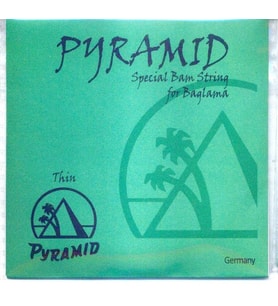 Pyramid 004/PİB İnce Bam Teli (12 Adet)  Gümüş Kaplama Hassas Sarım Derin Baslar ve Net Tını Karakteri