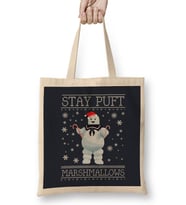 Stay Puft Marshmallow Man Ghost Busters Christmas Bez Çanta Uzun Saplı