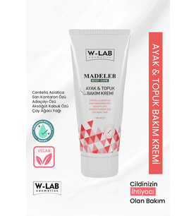 W-Lab Cosmetics  Ayak ve Topuk Bakım Kremi 100 ML