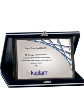 ODAK KUPA - Ahşap Plaketler - PL-099-M B - 15x20 cm