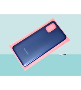 Tkgz - Samsung Galaxy A03S Sm A037 FULL KASA Arka Kapak Batarya Kapağı - MAVİ