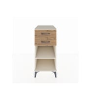 Kronos Komodin Tek Raflı 2 Çekmeceli 44x59x96 Aytaşı-Çam