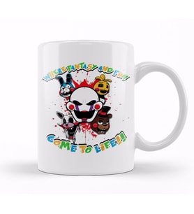 Fnaf 2 Cast Kupa Bardak Porselen