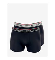 LESCON Erkek Boxer 2'li 24B-1400 (Siyah)