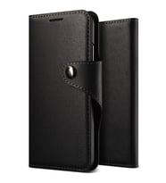 VRS Design İPhone X ile Uyumlu Daily Diary Kılıf Black