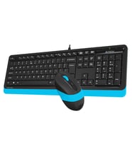 A4 TECH F1010 Q USB MAVİ TR MM KLAVYE+OPTİK MOUSE