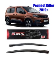 Peugeot Rifter Mugen Cam Rüzgarlığı 2019 sonrası 2'li Sunplex (Beyaz)