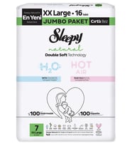 Sleepy Natural Double Soft Jumpo Paket 7 Beden XXL 16 Adet - Standart