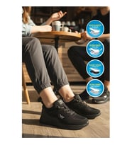 Walkway 7001 Omina G Siyah-Beyaz Unisex Spor Ayakkabı