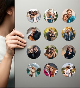 Kişiye Özel Ahşap Fotoğraflı UV Baskılı Magnet