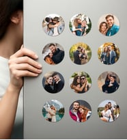 Kişiye Özel Ahşap Fotoğraflı UV Baskılı Magnet