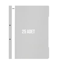 Noki XL Telli Dosya 25'li Paket Gri