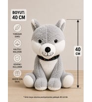 Sevimli Kurtcuk 40 CM Peluş Husky