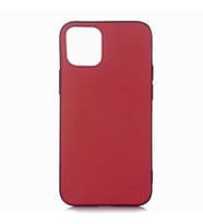 Uyumlu Model Apple iPhone 12 Pro Kılıf Soft Mat Premier Case (Mürdüm)