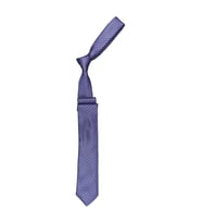 Cengiz İnler Dokuma Çizgili Mikrofiber Erkek Kravat Aksesuar (Mor)